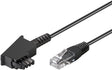 EAN 4040849512353 - Goobay 51235 cable telefónico 10 m Negro imagen 1