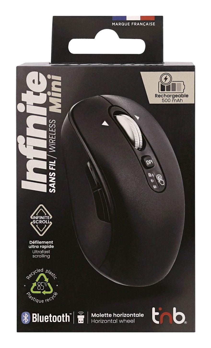 EAN 3303170123645 - T'nB MWINFINITEMN ratón Universal Mano derecha Bluetooth + USB Type-A Óptico 4800 DPI imagen 5