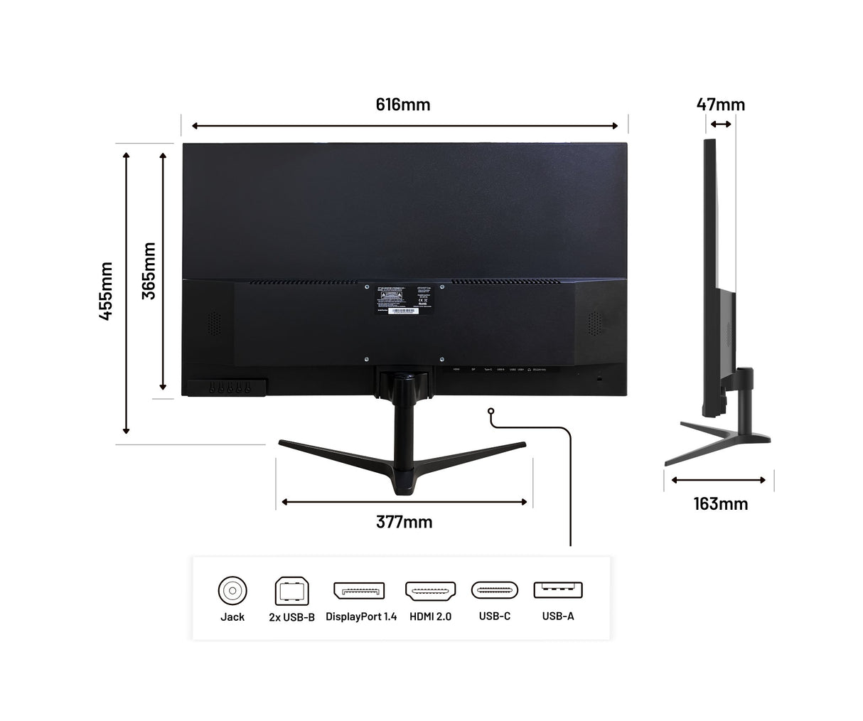 EAN 4589511172759 - JAPANNEXT JN-IPS27WQHDR-C65W pantalla para PC 68,6 cm (27") 2560 x 1440 Pixeles Wide Quad HD LCD Negro imagen 7