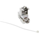 Módulo Inline Rj45 Keystone Jack Snap-In Cat.6a, Con Cubierta Antipolvo