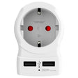 EAN 7640166323082 - Skross 1500280 adaptador de enchufe eléctrico Tipo G (RU) Tipo C (Euroconcexión) + Tipo F imagen 1