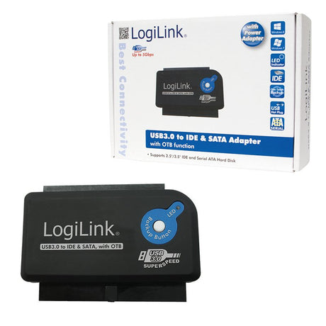 EAN 4052792030198 - LogiLink AU0028A cambiador de género para cable USB 3.0 IDE / SATA Negro imagen 2