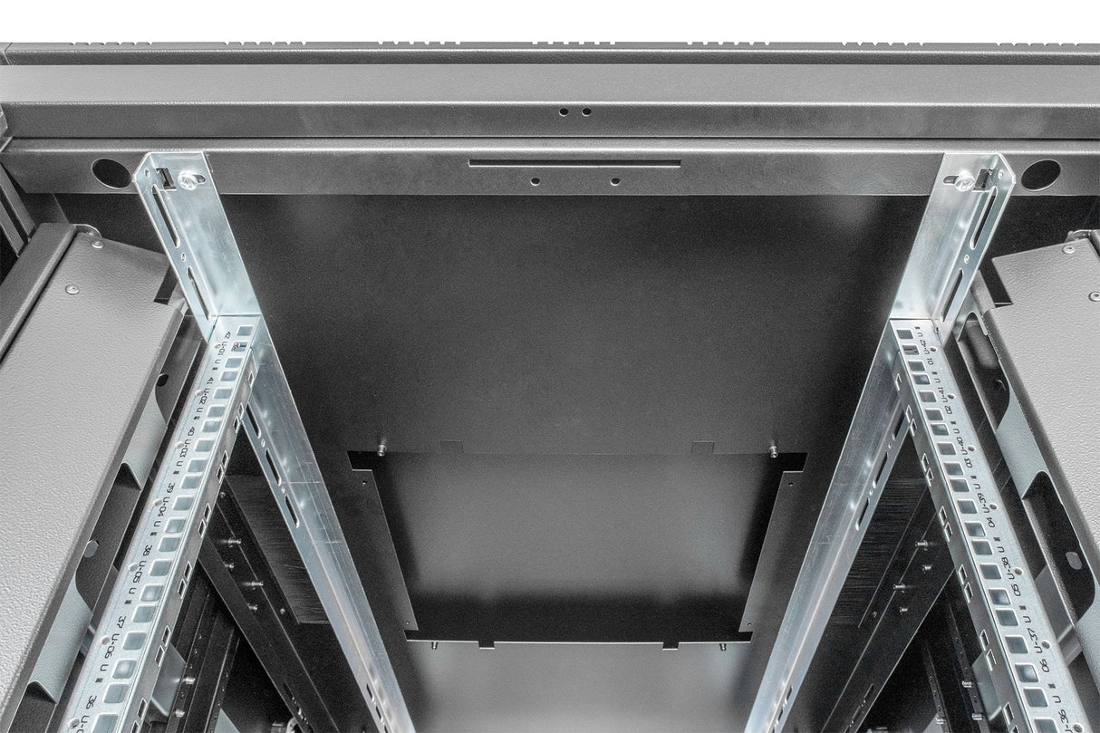 Digitus Armarios Rack, Armario It Negro, Rack O Bastidor Independiente, 42u, 800 Kg, Patas Ajustables, Gestión De Cables, 152 Kg