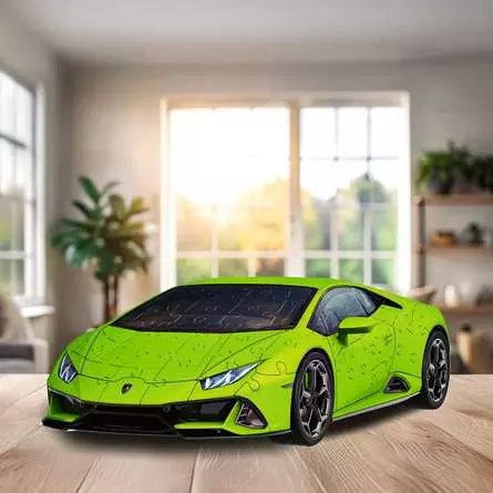 Puzzle 3d 158 Elementów Samochód Lamborghini Huracan Evo Verde