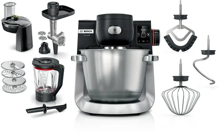 Bosch Food Processor Series 6 5,5l Silver Negro (Mums6zs34)