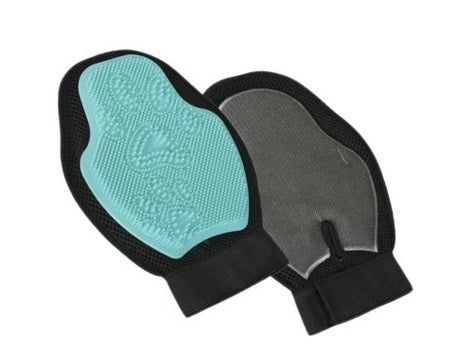 EAN 3336024708378 - ZOLUX 470837 cepillo y peine para mascota Negro, Azul Perro Guante imagen 1