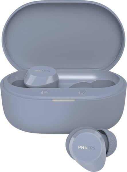 Auriculares Bluetooth Philips Tat1300lb Con Estuche De Carga Autonomía 6h Azules