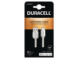 EAN 5055190170014 - Duracell USB5012W cable USB 2.0 1 m USB A Lightning Blanco imagen 1