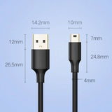 EAN 6957303834723 - Ugreen US132 cable USB USB 2.0 2 m USB A Mini-USB B 0,48 Gbit/s Negro imagen 24