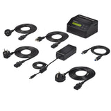 Startech.Com Base Dock Usb 3.0 Borrador Para Discos De 2 5" Y 3 5" Sata Borrado Seguro Con Impresión De Recibo Borrador De Disco Duro Negro Para P/N: Sva12m5na