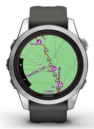 Garmin 7s Pro Solar Edition Silver Gray Smartwatch 42mm