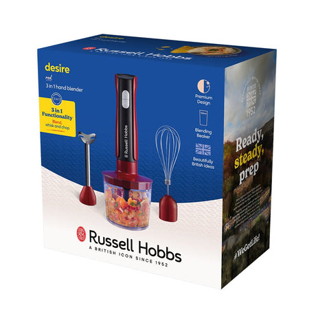 EAN 5038061162929 - Russell Hobbs 27140-56 licuadora 1 L Batidora de vaso portátil 500 W Negro, Rojo, Transparente imagen 6