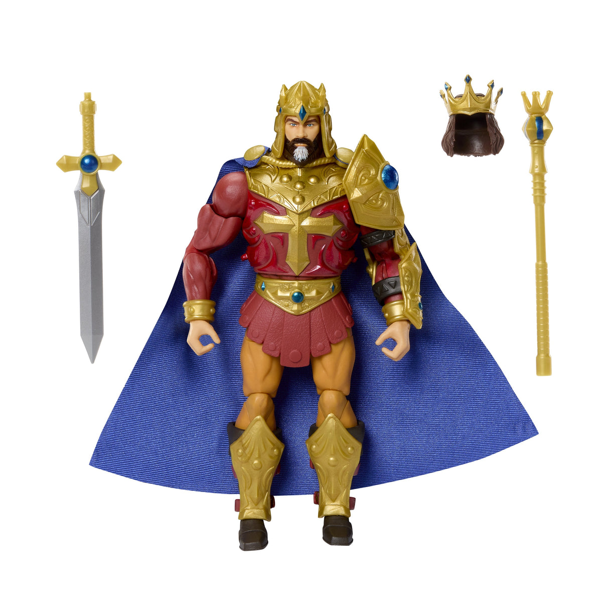 Mattel Masters Of The Universe Master Versos New Eternia King Randor, Personaje Jbp79
