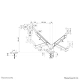 Neomounts By Newstar Soporte De Escritorio (Desk Mount Dual 17-32 Slim)