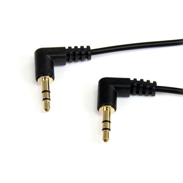 Startech Cable De Audio Estereo Minijack M/M 3.5mm  Acodado 91cm