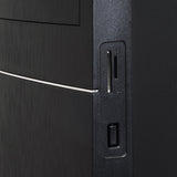 Caja Minitorre Micro Atx Advance Impulse (Negro) Con Fuente De Alimentación 350w