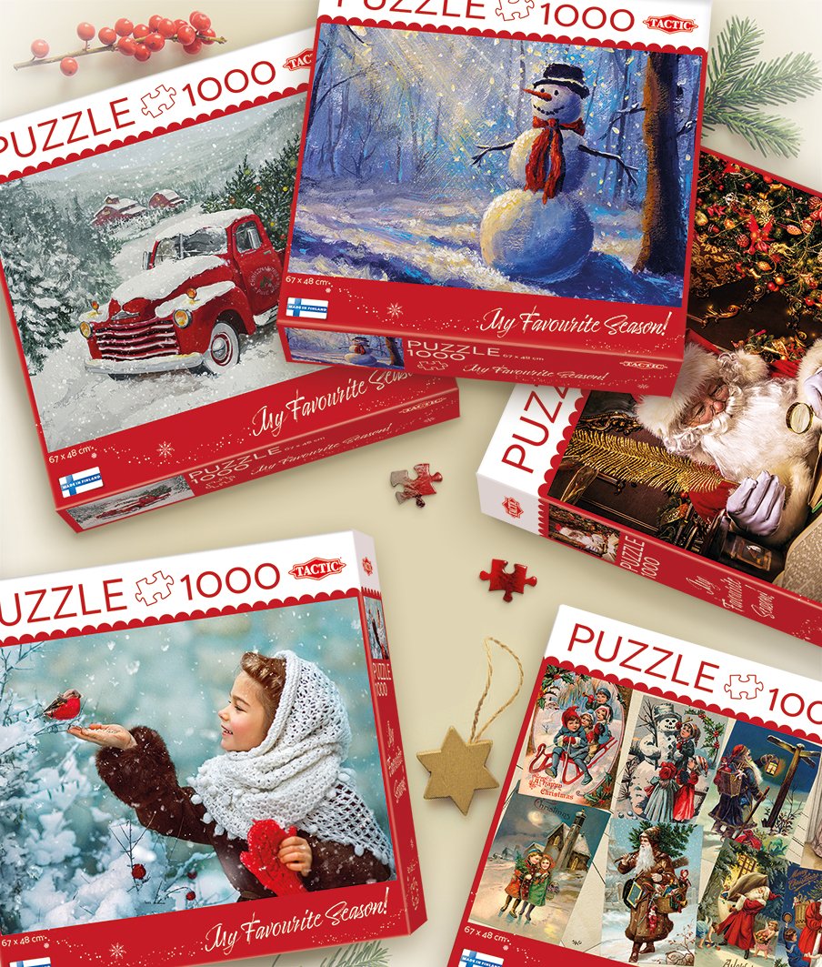 Puzzle 1000 Elementów Swiety Mikolaj W Swoim Domu