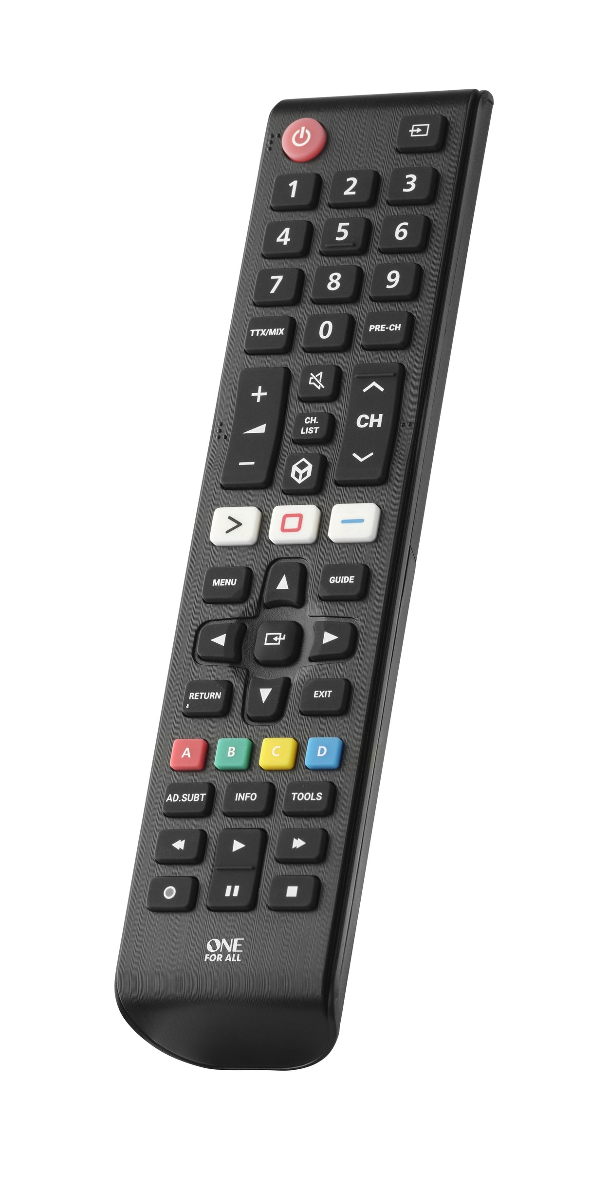EAN 8716184072635 - One For All TV Replacement Remotes URC4910 mando a distancia IR inalámbrico Botones imagen 2