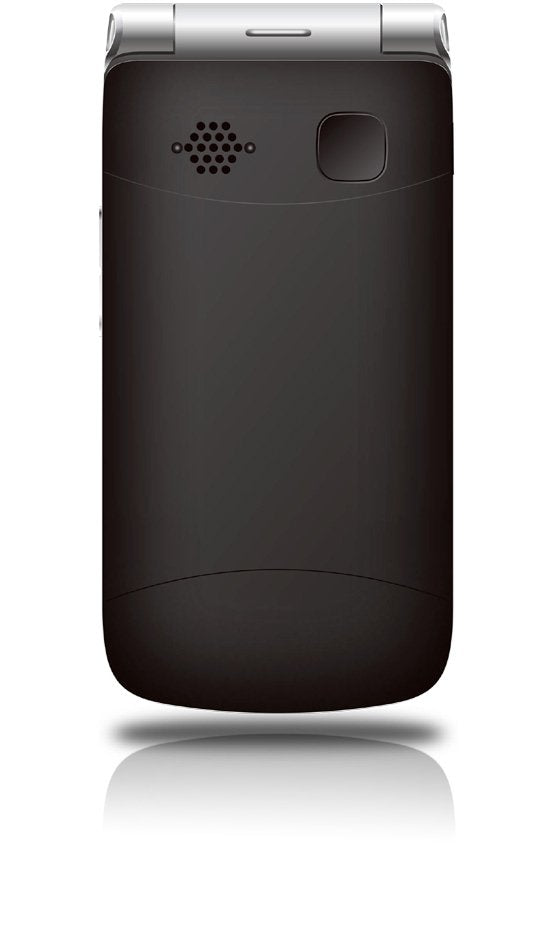 Beafon Sl645 Plus Silver Line, Teléfono Plegable Con Teclas Grandes, Negro