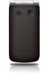 Beafon Sl645 Plus Silver Line, Teléfono Plegable Con Teclas Grandes, Negro