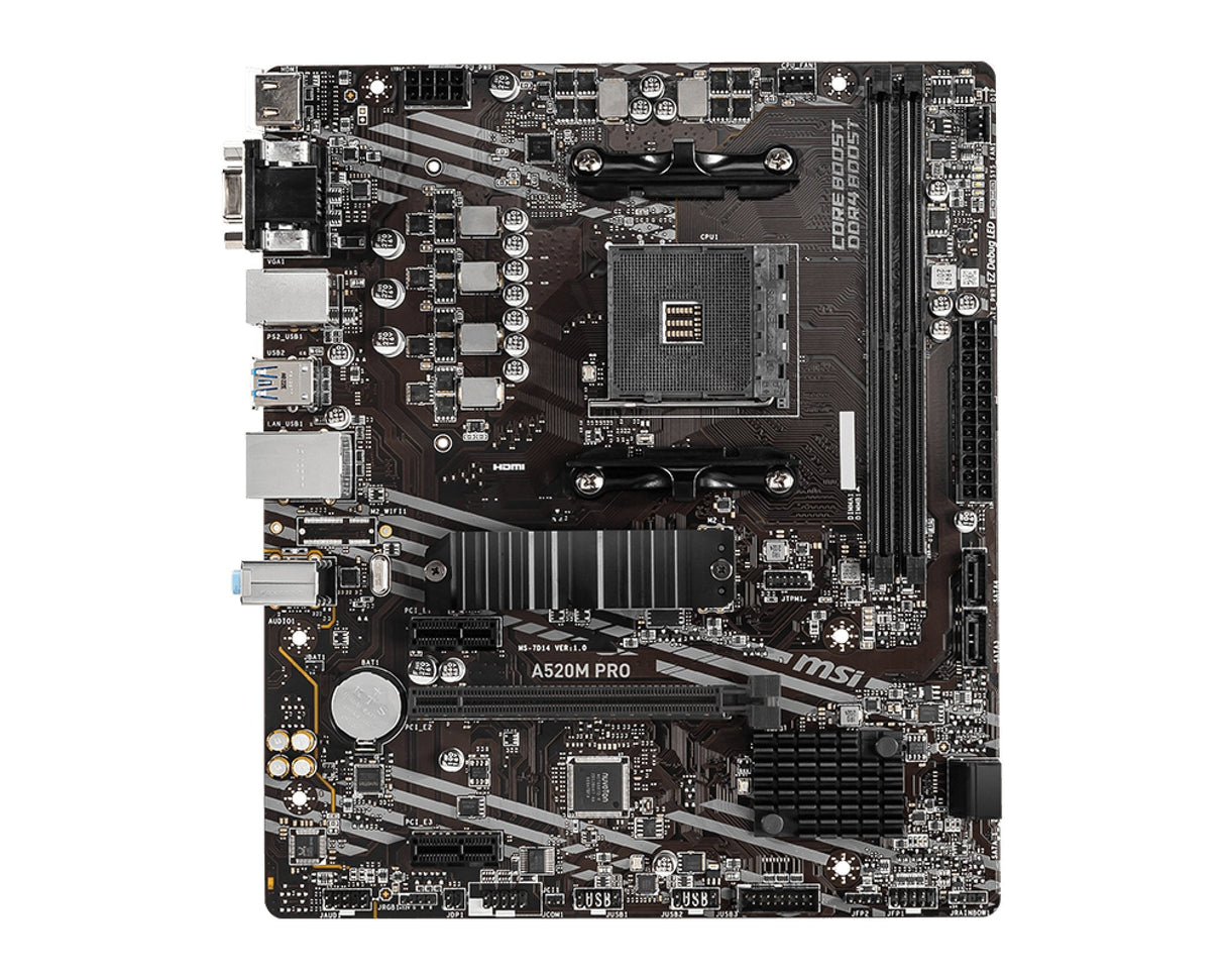 Placa Base Msi A520m Pro A520 Ddr4 Am4 7d14-005r Retail