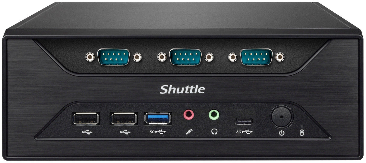 Shuttle Pcm31, Triple Com Port (Rs232) Expansion Module For Xh Slim-Pc Series Cable De Serie Negro, Plata 3 X Com