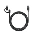EAN 4895200436645 - Native Union BELT-ULC-CS-BLK-NP cable USB 2 m USB A USB C/Micro USB A/Lightning Negro imagen 1