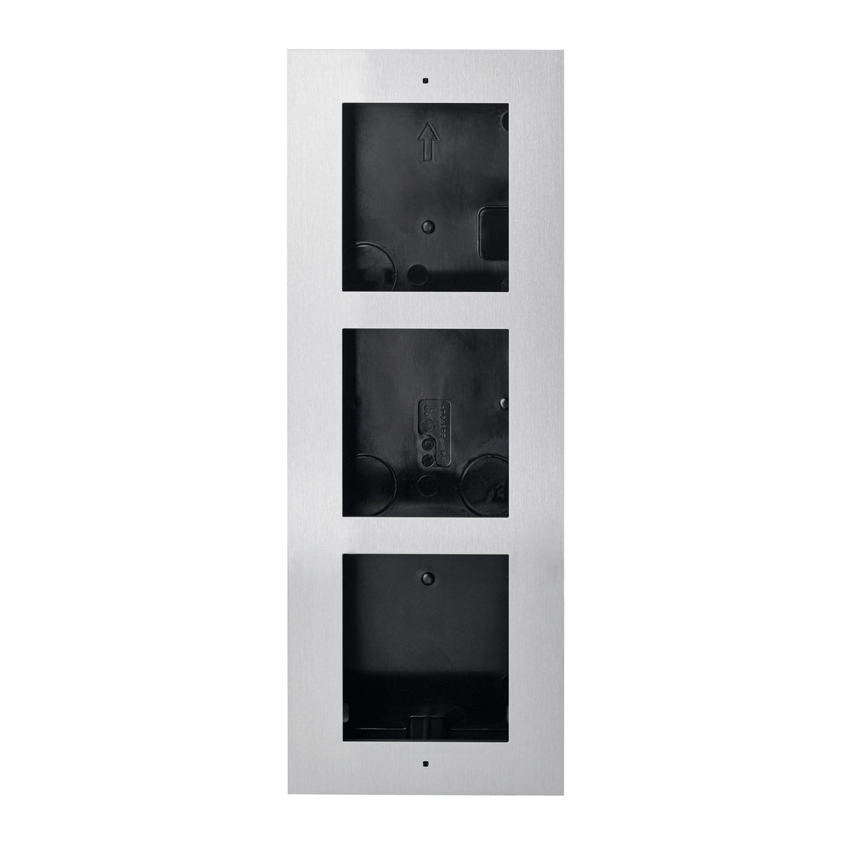 Abus Security-Center Marco Para 3 Module Montaje Empotrado Acero Inoxidable