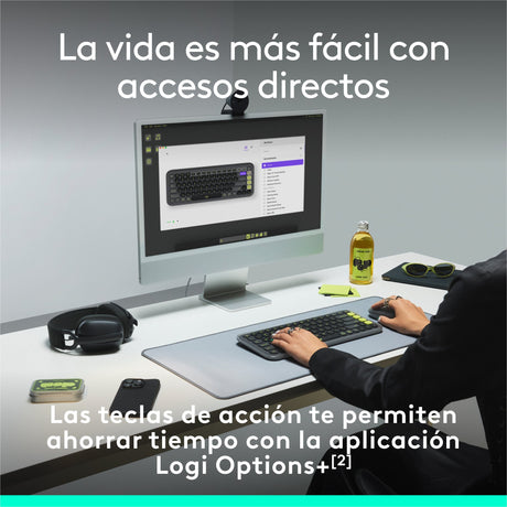EAN 5099206127562 - Logitech 920-013068 teclado Universal Bluetooth QWERTY Español Grafito imagen 13