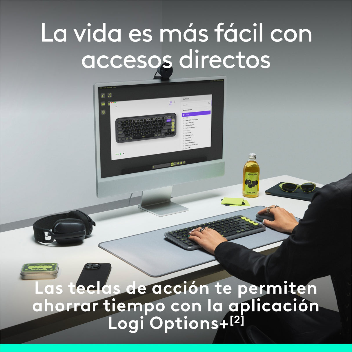EAN 5099206127562 - Logitech 920-013068 teclado Universal Bluetooth QWERTY Español Grafito imagen 4
