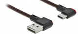 Delock Cable Easy-Usb 2.0 -A  ->  Usb Tipo-C M/M  0.20m