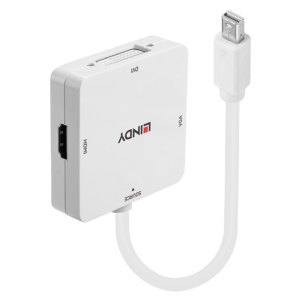 Lindy Adaptador Mini Displayport A Hdmi 4k30/Dvi/Vga