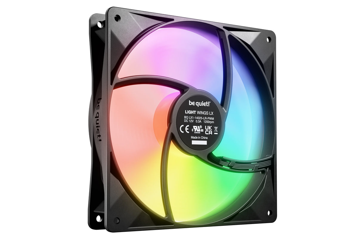 EAN 4260052191644 - be quiet! LIGHT WINGS LX 140mm PWM Carcasa del ordenador Ventilador 14 cm Negro 1 pieza(s) imagen 4