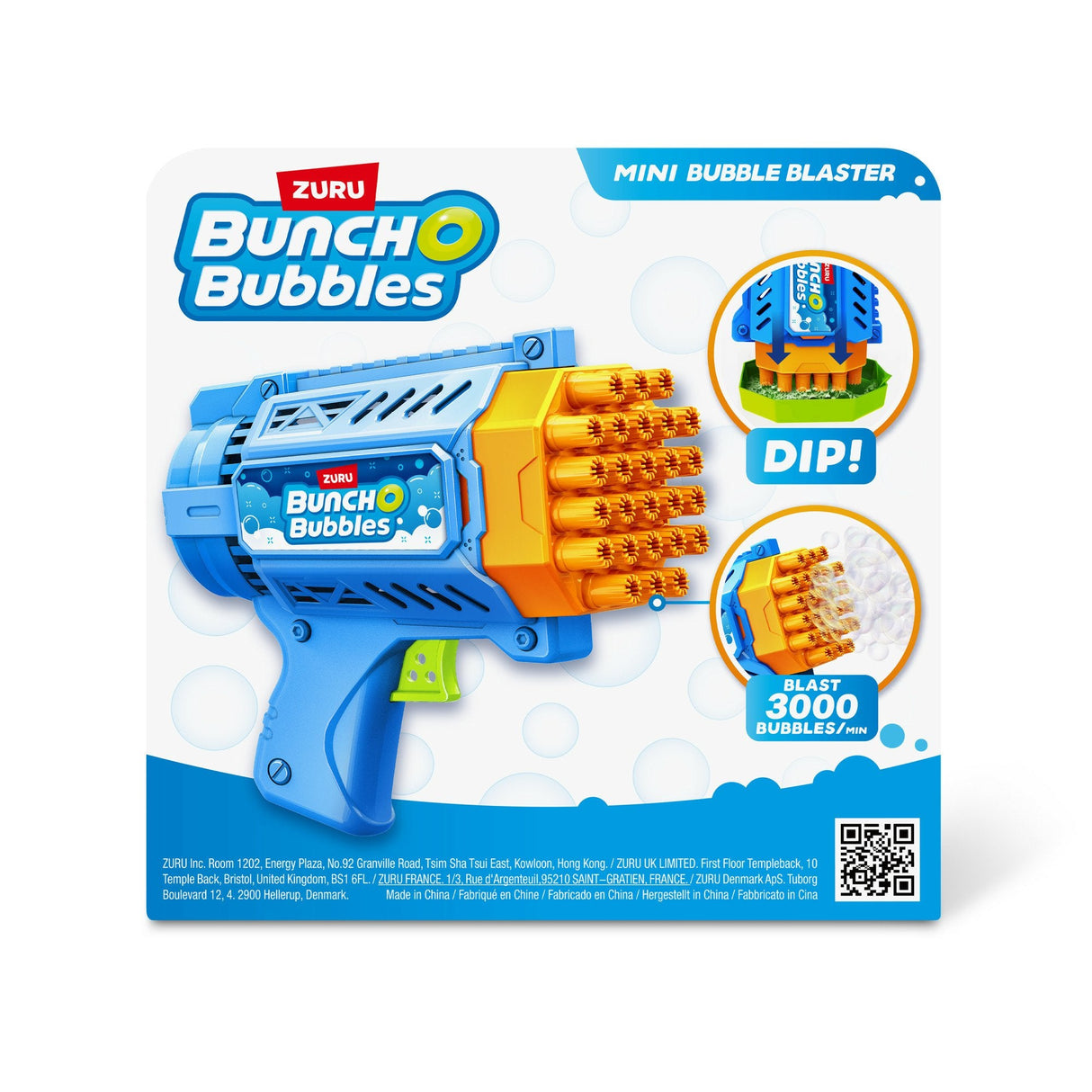Zuru Bunch O Bubbles - Mini Bubble Blaster, Soap Bubbles 11347