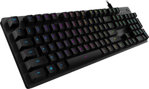Teclado Portugués Logitech G G512 Carbon Lightsync Rgb Mechanical Gaming Gx Brown Switches Carbono