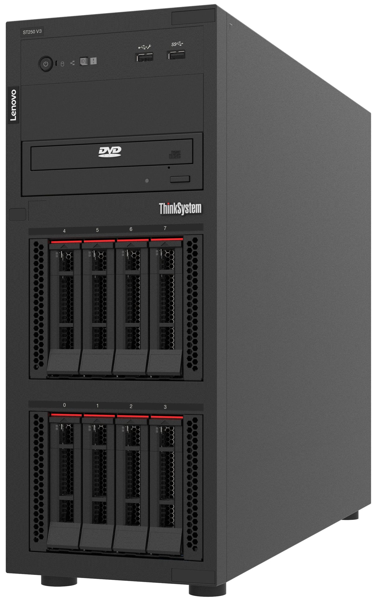 Server Lenovo Isg Thinksystem St250 V3 1xintel Xeon 6315p 4c 2.8ghz 55w 1x16gb 1rx8 Sw Rd 1x800w