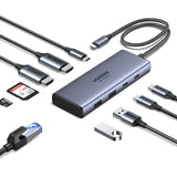 EAN 6941876243792 - Ugreen 7-in-1 USB-C Hub CM498 Acoplamiento Base Gris imagen 2