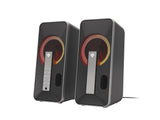 EAN 5901969426052 - GENESIS Helium 100 BT RGB conjunto de altavoces 10 W PC/ordenador portátil Negro, Plata 2.0 canales Bluet imagen 5