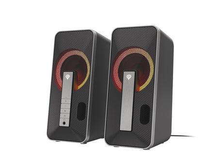 EAN 5901969426052 - GENESIS Helium 100 BT RGB conjunto de altavoces 10 W PC/ordenador portátil Negro, Plata 2.0 canales Bluet imagen 5