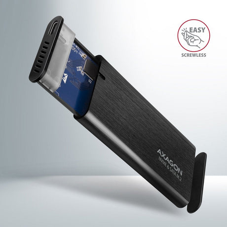 EAN 8595247907097 - Axagon EEM2-SB2 caja para disco duro externo Caja externa para unidad de estado sólido (SSD) Negro M.2 imagen 3