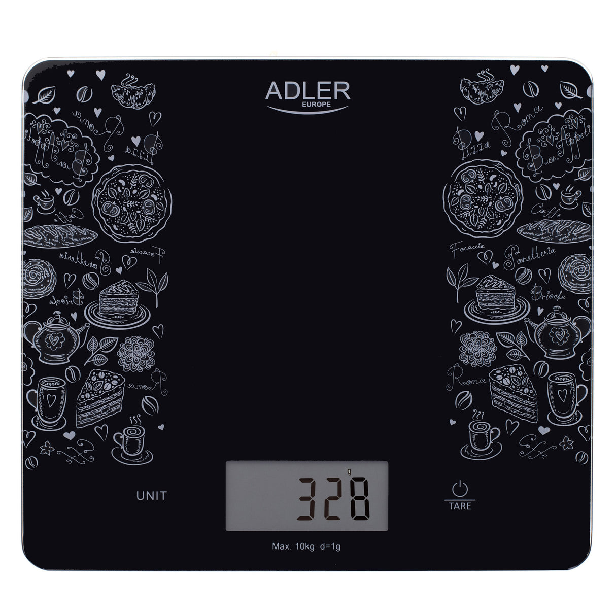 Báscula De Cocina Hasta 10 Kg Adler Ad 3171