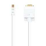 Nanocable Cable Conversor Mini Dp Macho A Vga Macho 2m - Blanco