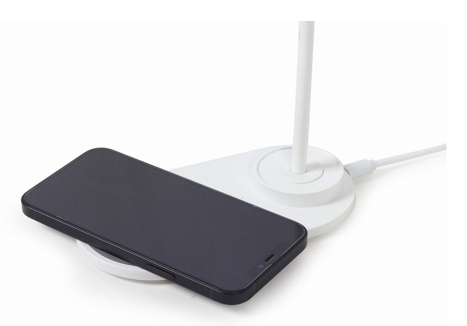 EAN 8716309125994 - Gembird TA-WPC10-LED-01-W cargador de dispositivo móvil Smartphone Blanco CC Cargador inalámbrico Interio imagen 4