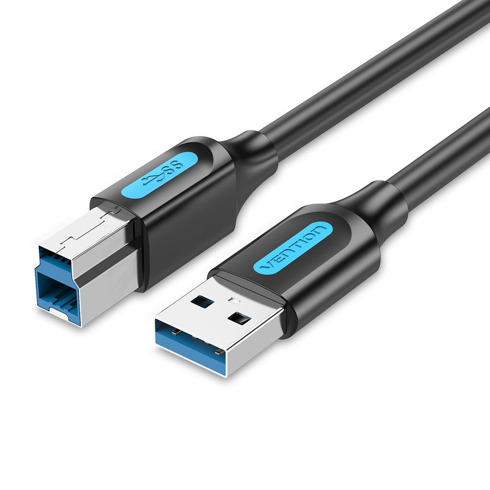 Cable Usb 3.0 Impresora Vention Coobh Usb Tipo-B Macho Usb Macho 2m Negro