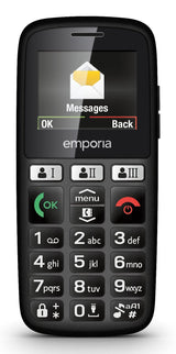 Emporia Happy 70 G Negro Teléfono Básico