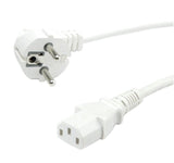 Value Netzcable, Gerade Iec-Buchse, Wei, 0,6 M