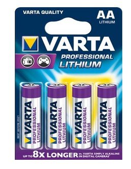 Varta Pilas Lithium Mignon Aa Fr06 1.5v Blister (4-Pack) 06106 301 404