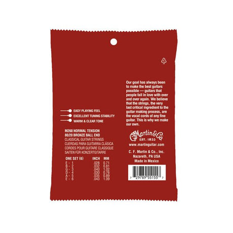 EAN 0729789551557 - Martin Guitar 41Y18M260 cuerda para instrumento musical Clásico 6 pieza(s) Nylon Guitarra imagen 2