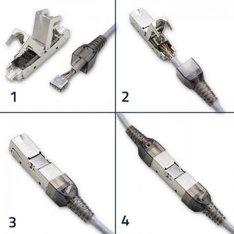 EAN 5901878545400 - Qoltec 54540 conector RJ45 Plata imagen 5