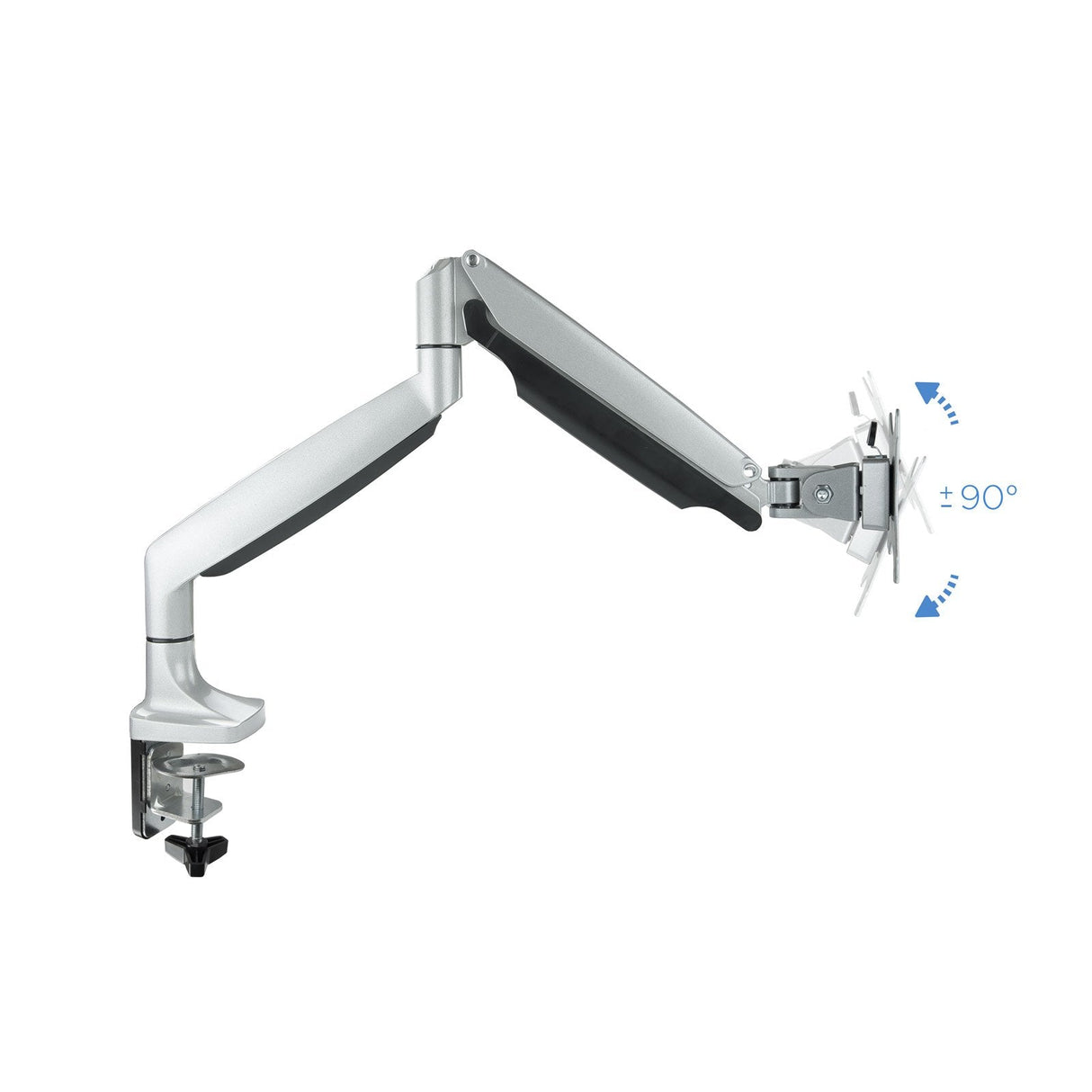 Tooq Soporte De Mesa Con Brazo Articulado Para Monitor De 13"-32" - Giratorio E Inclinable - Piston De Gas - Peso Max